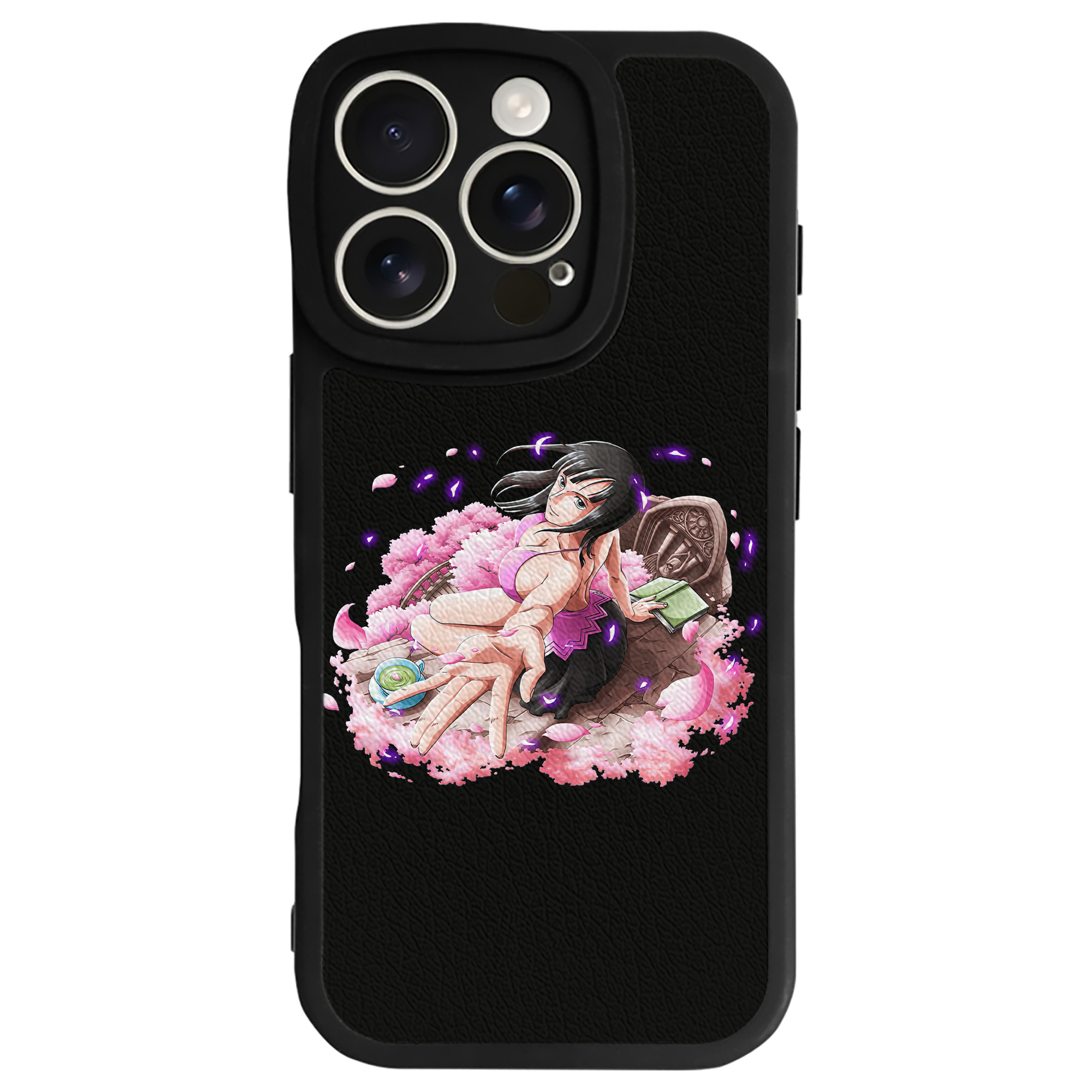 （画像用） ワンピース ニコ・ロビン ONE PIECE Nico Robin 【iPhone 16シリーズ対応】シリコンスマホケース（レザー調） 材質：シリコン